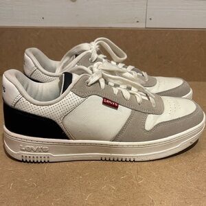 Levi's Cream and Gray Casual Sneakers